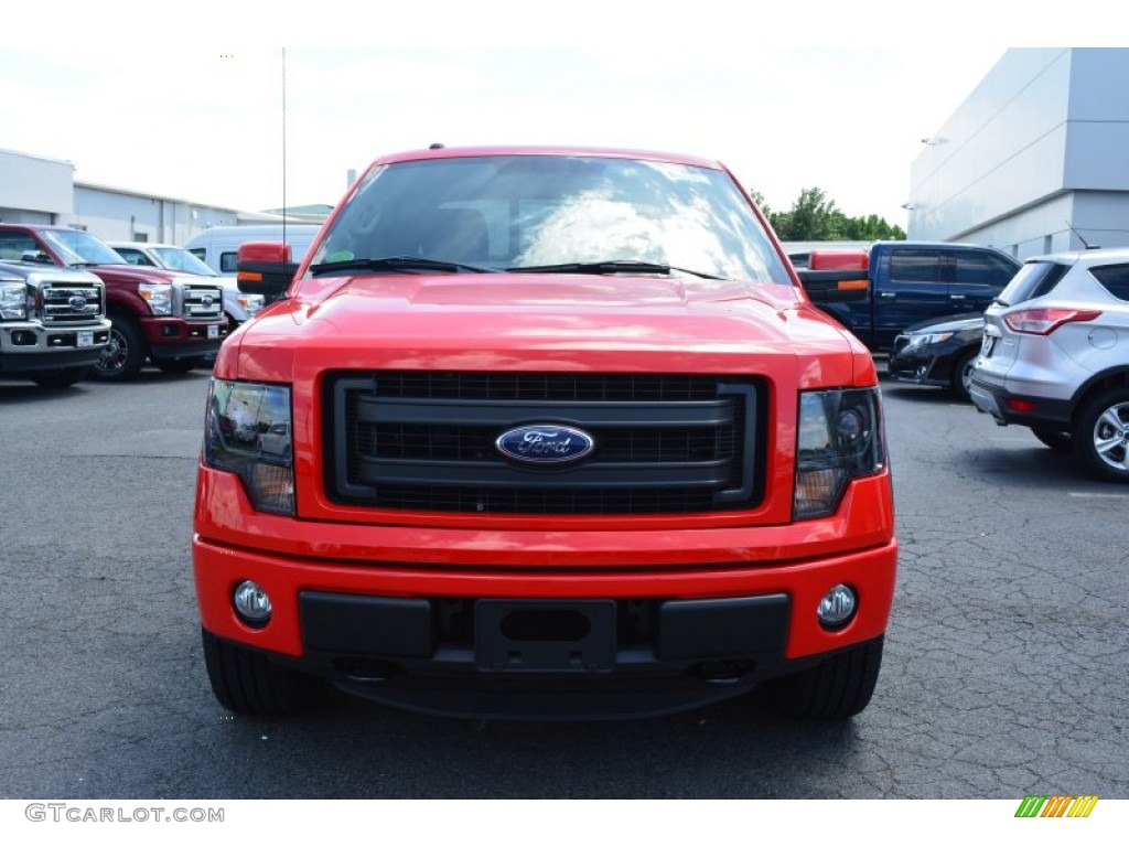 2014 F150 FX4 SuperCrew 4x4 - Race Red / Black photo #4