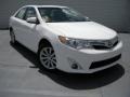 2014 Super White Toyota Camry XLE V6  photo #1