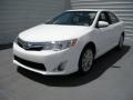 2014 Super White Toyota Camry XLE V6  photo #7