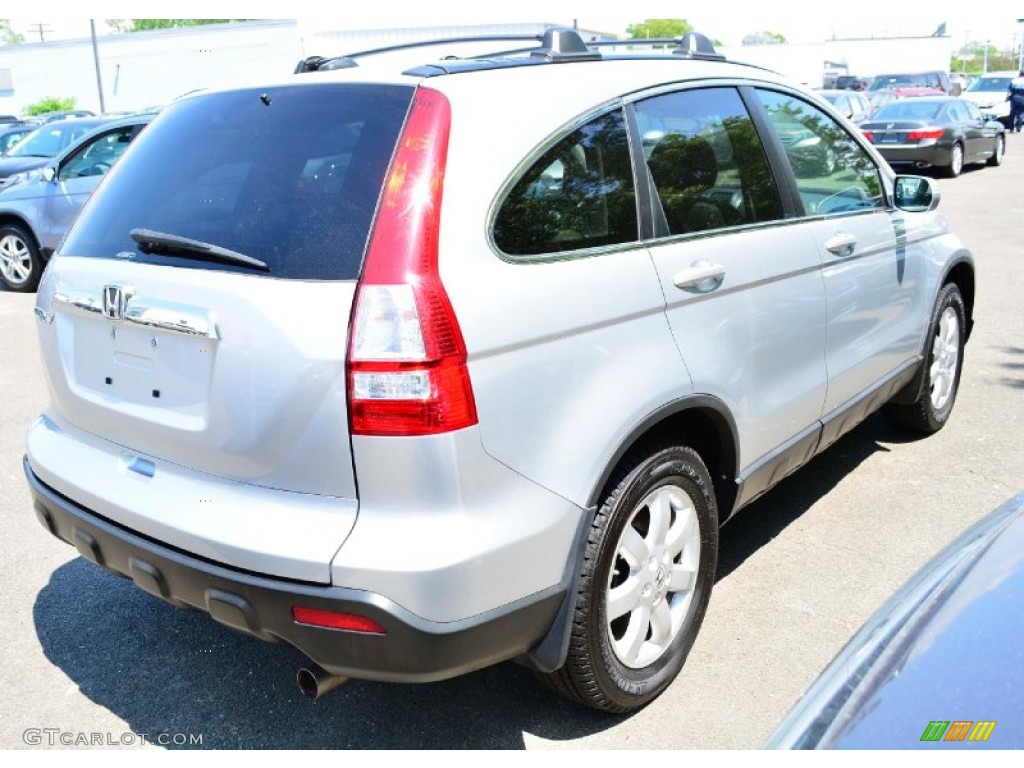 2009 CR-V EX-L 4WD - Alabaster Silver Metallic / Gray photo #6