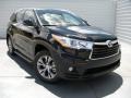 2014 Attitude Black Metallic Toyota Highlander XLE  photo #1