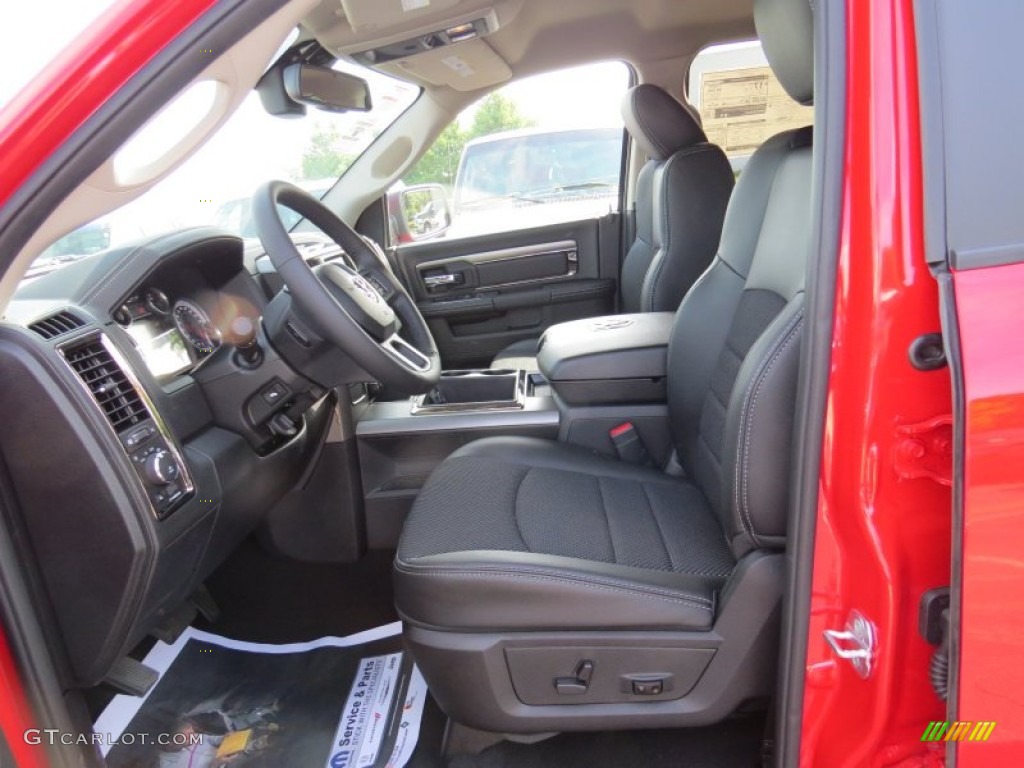 2014 1500 Sport Quad Cab - Flame Red / Black photo #7