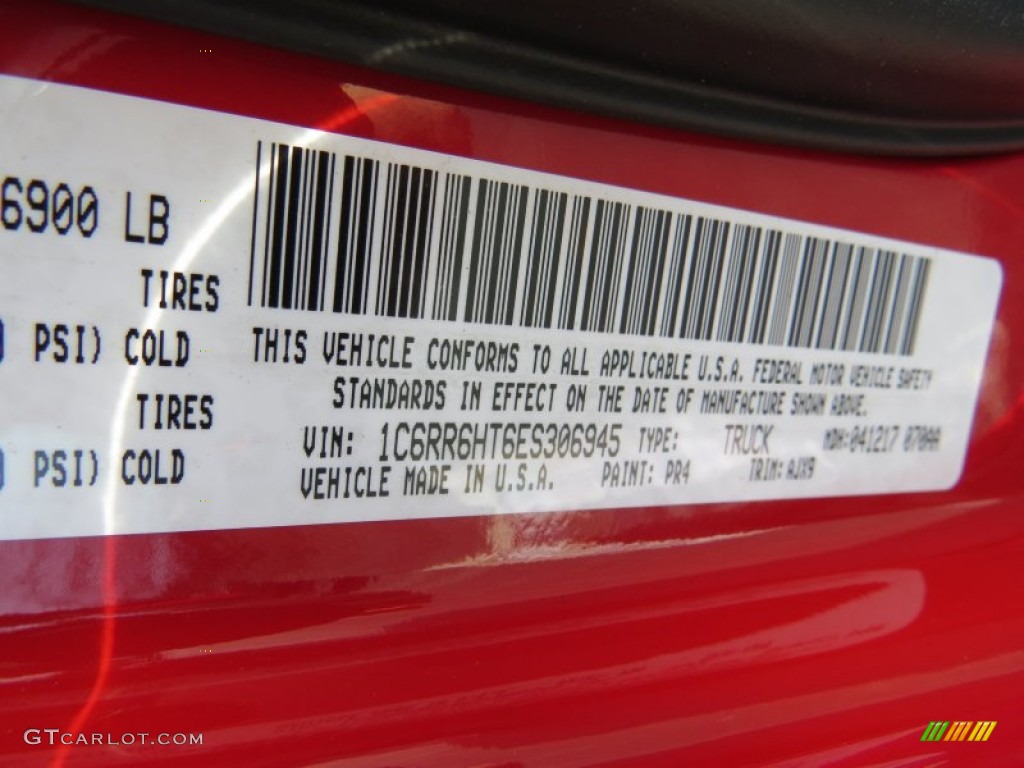 2014 1500 Sport Quad Cab - Flame Red / Black photo #10