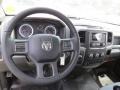Black/Diesel Gray 2014 Ram 1500 Tradesman Regular Cab Steering Wheel