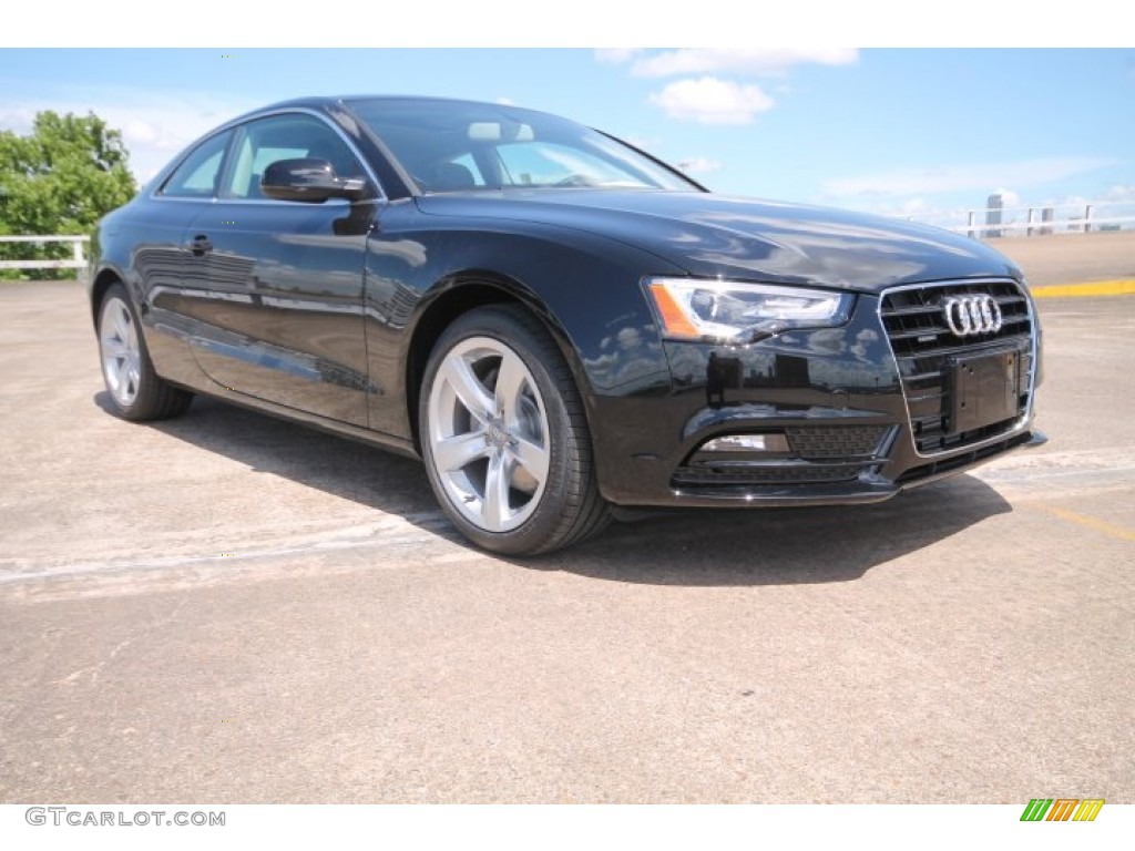 2014 A5 2.0T quattro Coupe - Brilliant Black / Black photo #1