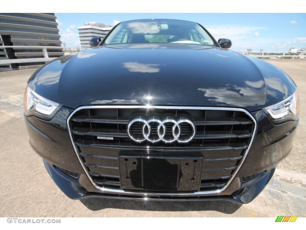 2014 A5 2.0T quattro Coupe - Brilliant Black / Black photo #2