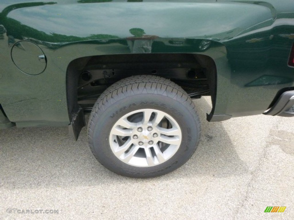 2014 Silverado 1500 LT Crew Cab 4x4 - Rainforest Green Metallic / Cocoa/Dune photo #9