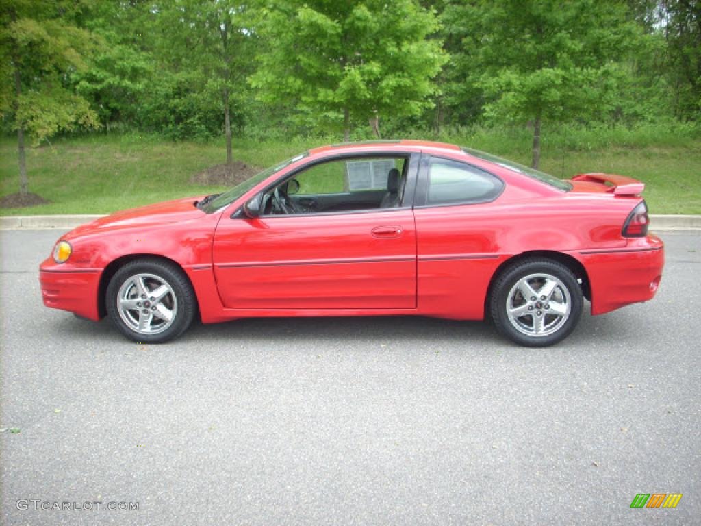 2002 Grand Am GT Coupe - Bright Red / Dark Pewter photo #6