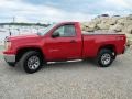 2012 Fire Red GMC Sierra 1500 Regular Cab 4x4  photo #3