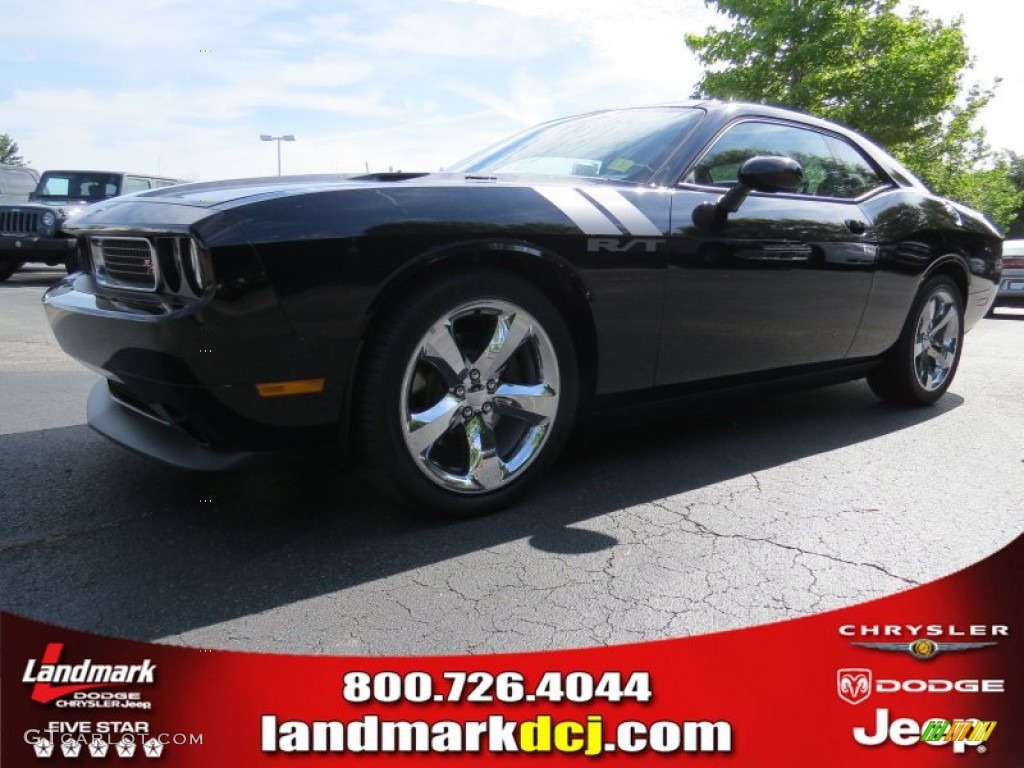 2014 Challenger R/T - Black / Dark Slate Gray photo #1