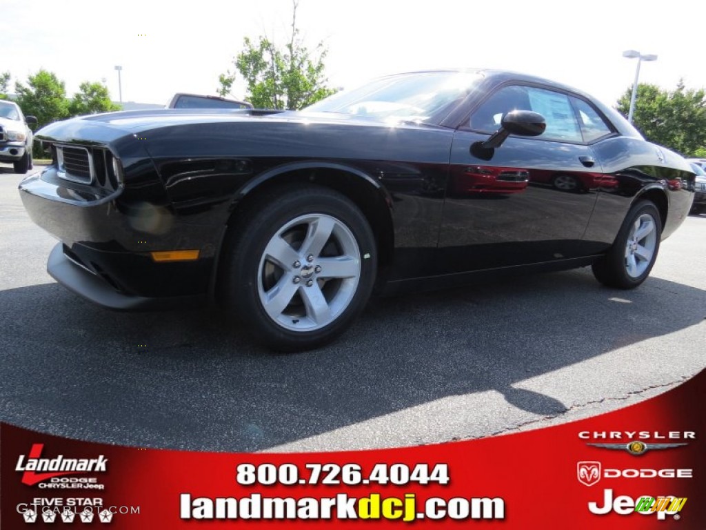 2014 Challenger SXT - Black / Dark Slate Gray photo #1