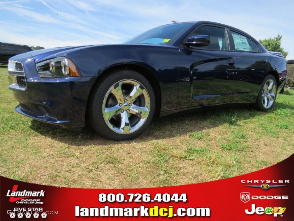 2014 Charger SE - Jazz Blue Pearl / Black photo #1