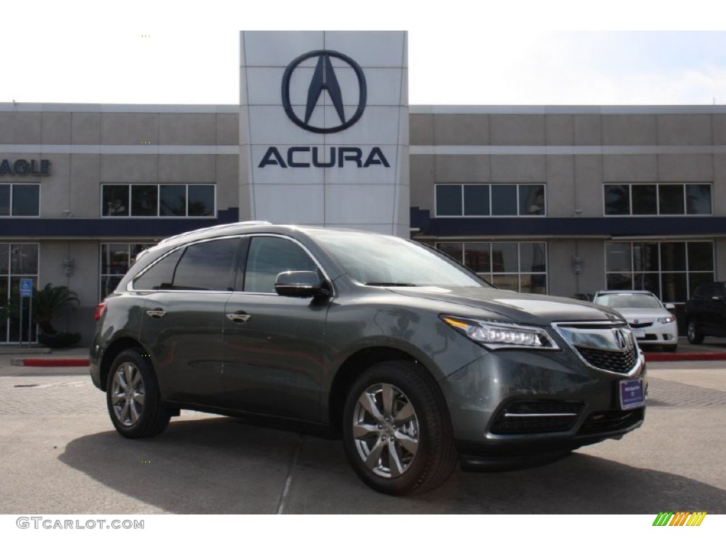 Forest Mist Metallic Acura MDX