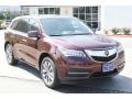 2014 Dark Cherry Pearl Acura MDX Technology  photo #2