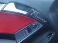 2009 Audi S5 Magma Red Silk Nappa Leather Interior Controls Photo