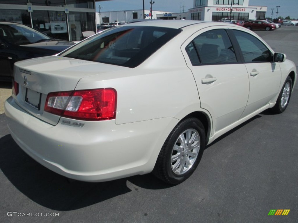 2009 Galant ES - Dover White Pearl / Medium Gray photo #3