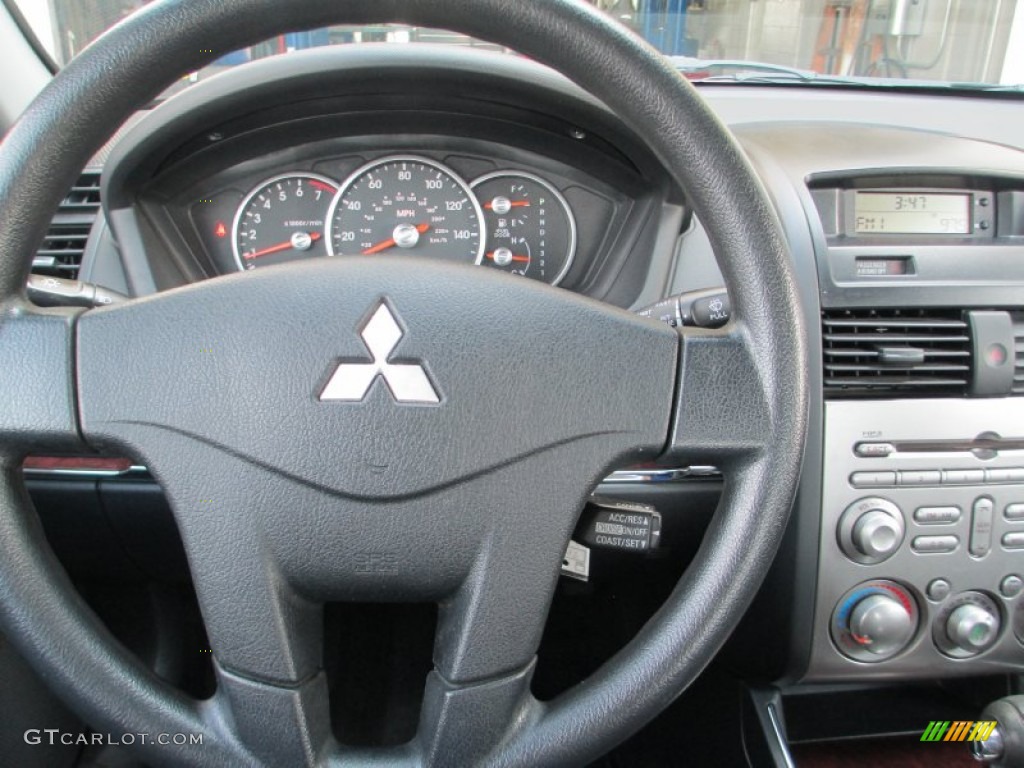 2009 Galant ES - Dover White Pearl / Medium Gray photo #16
