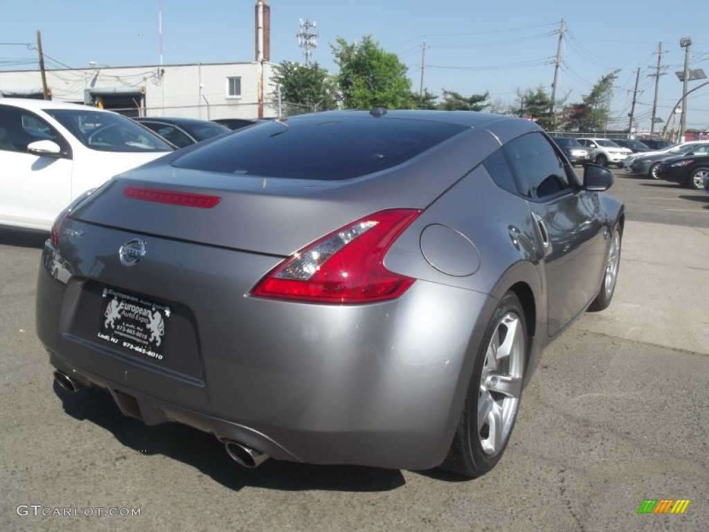 2009 370Z Touring Coupe - Platinum Graphite / Gray Leather photo #3
