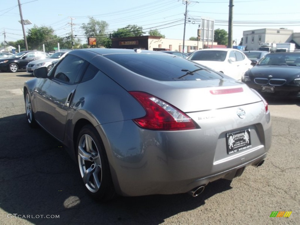 2009 370Z Touring Coupe - Platinum Graphite / Gray Leather photo #4