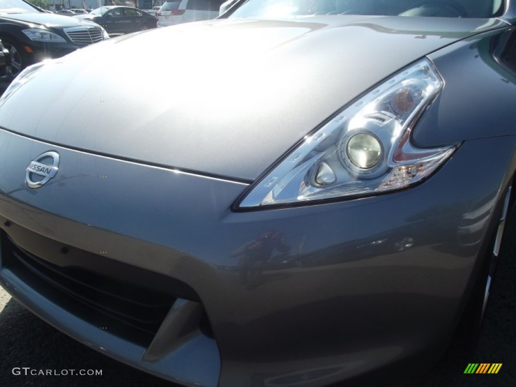 2009 370Z Touring Coupe - Platinum Graphite / Gray Leather photo #33