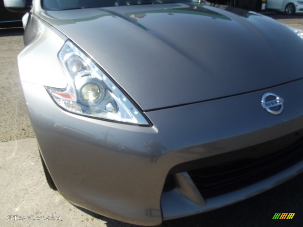 2009 370Z Touring Coupe - Platinum Graphite / Gray Leather photo #34