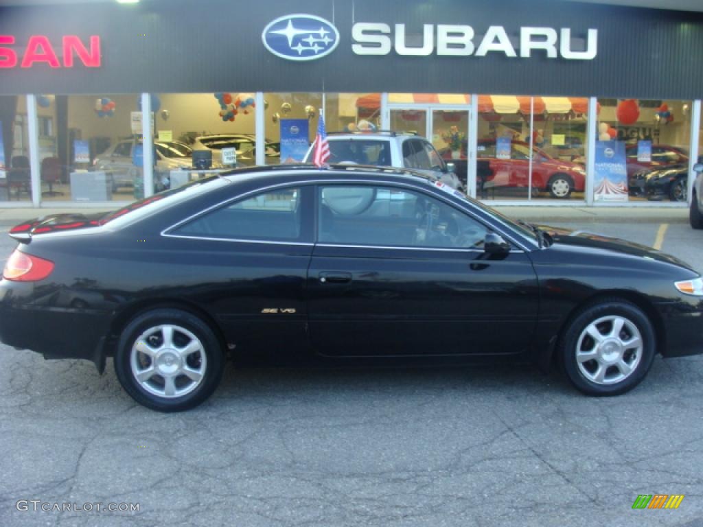 2002 Solara SE V6 Coupe - Black Sand Pearl / Charcoal photo #6