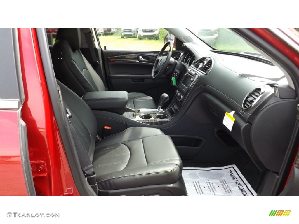 Ebony Interior 2014 Buick Enclave Leather AWD Photo #94085688