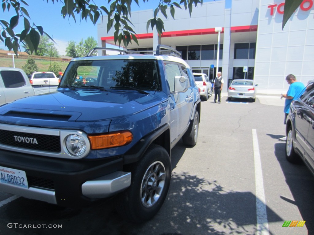 2013 FJ Cruiser 4WD - Cavalry Blue / Dark Charcoal photo #3