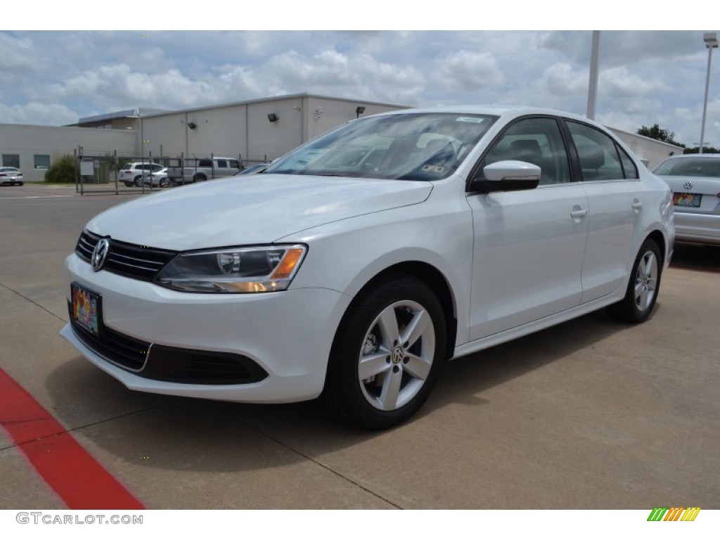 Pure White 2014 Volkswagen Jetta TDI Sedan Exterior Photo #94088847