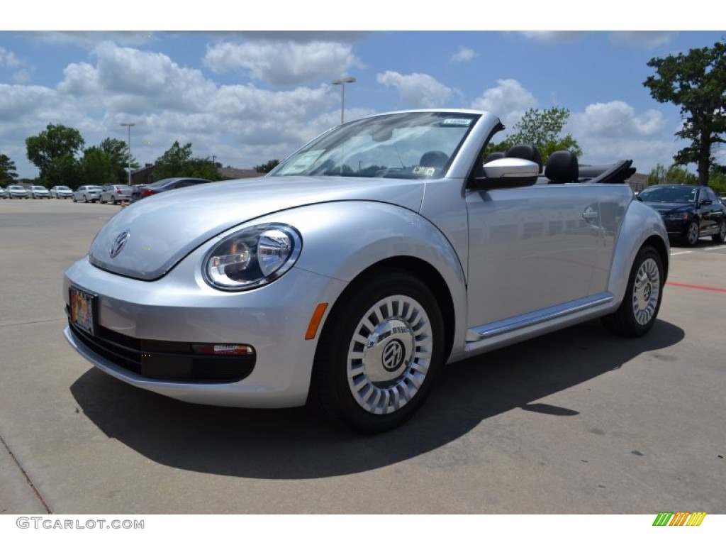 Reflex Silver Metallic 2014 Volkswagen Beetle 1.8T Convertible Exterior Photo #94089024