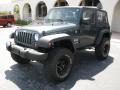 2007 Steel Blue Metallic Jeep Wrangler X 4x4  photo #1