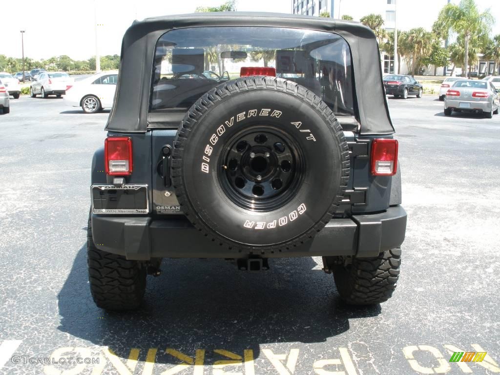 2007 Wrangler X 4x4 - Steel Blue Metallic / Dark Slate Gray/Medium Slate Gray photo #4
