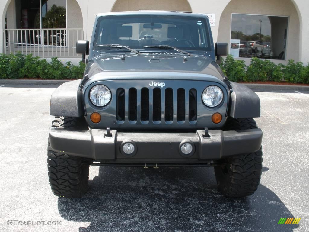 2007 Wrangler X 4x4 - Steel Blue Metallic / Dark Slate Gray/Medium Slate Gray photo #8