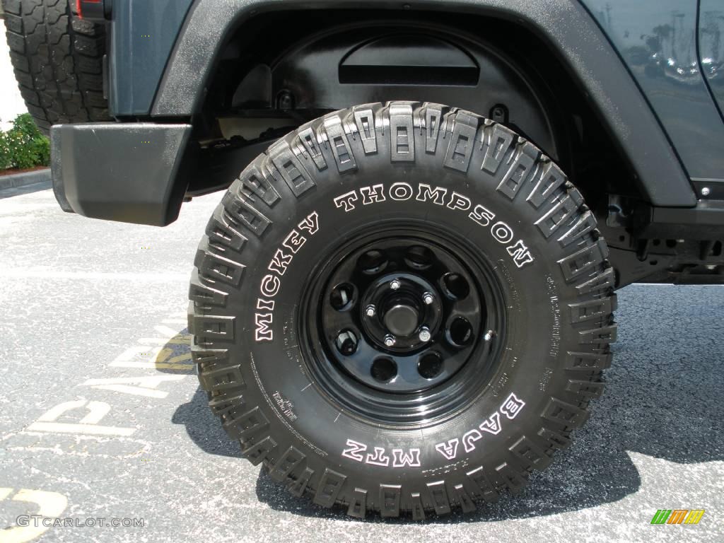 2007 Wrangler X 4x4 - Steel Blue Metallic / Dark Slate Gray/Medium Slate Gray photo #11