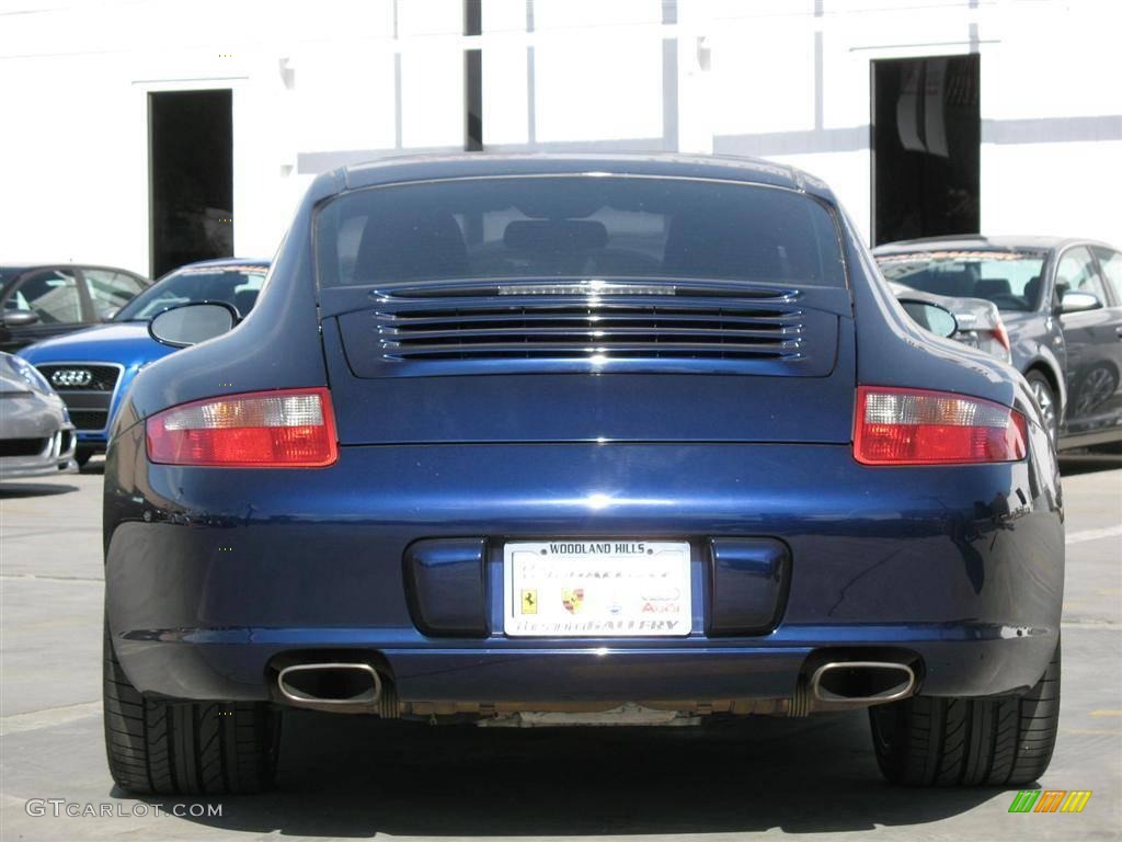 2006 911 Carrera Coupe - Lapis Blue Metallic / Sand Beige photo #7