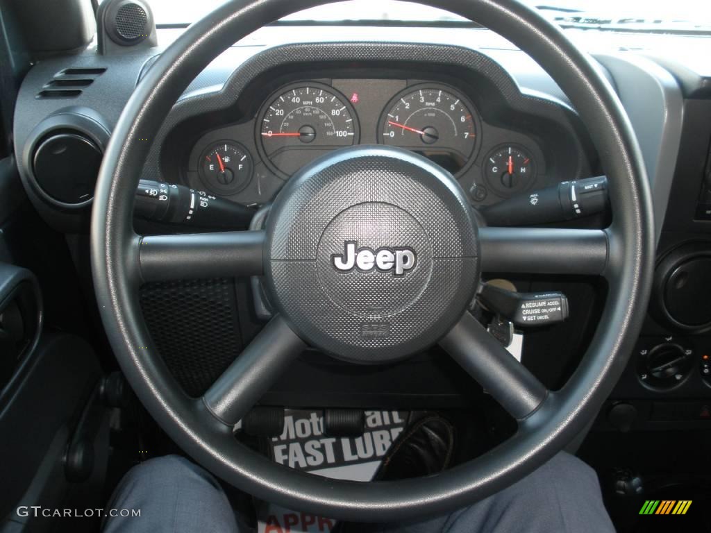 2007 Wrangler X 4x4 - Steel Blue Metallic / Dark Slate Gray/Medium Slate Gray photo #18
