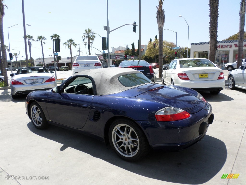 2003 Boxster  - Lapis Blue Metallic / Graphite Grey photo #4