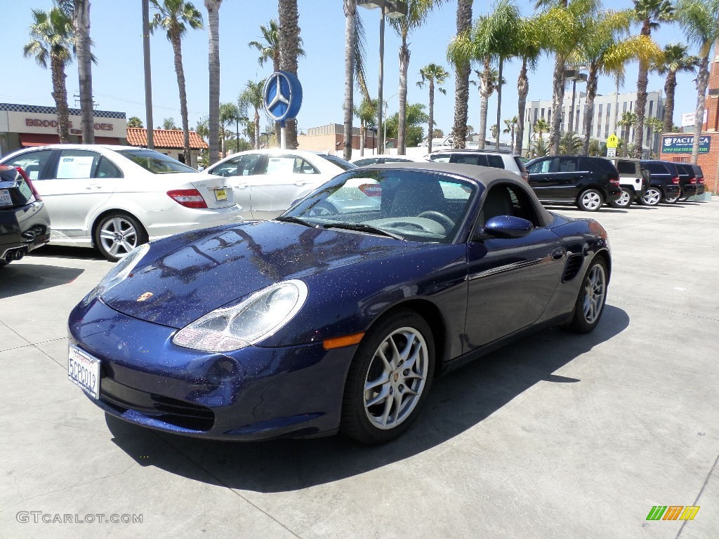 2003 Boxster  - Lapis Blue Metallic / Graphite Grey photo #5