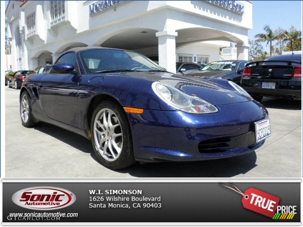 2003 Boxster  - Lapis Blue Metallic / Graphite Grey photo #26