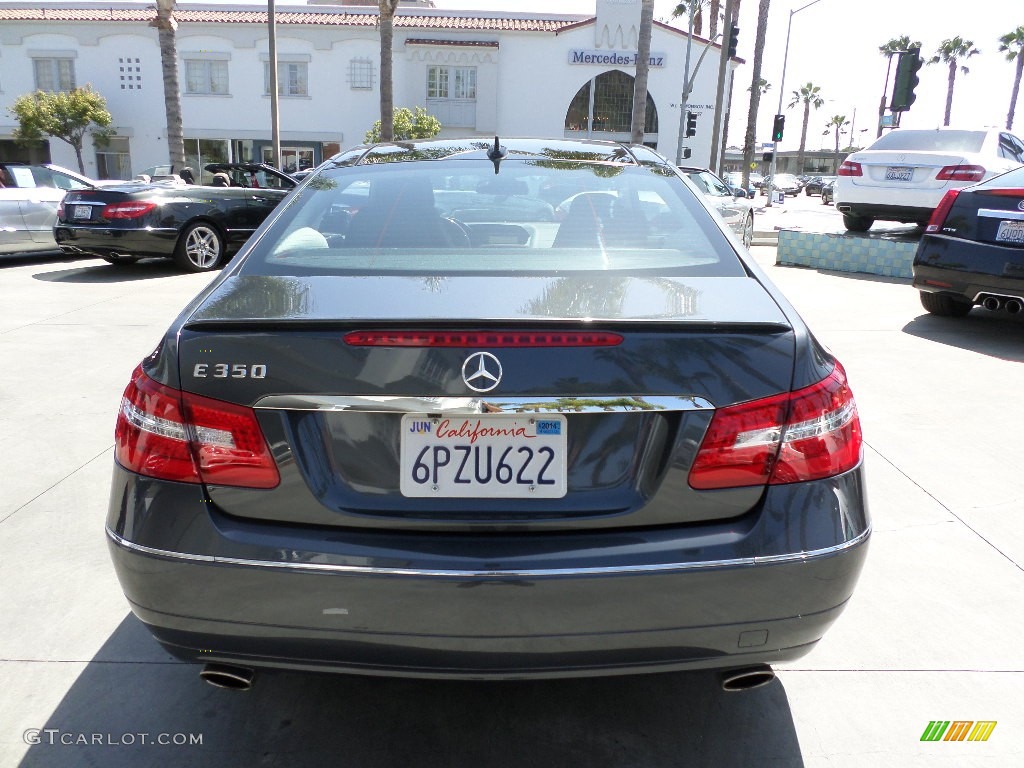 2011 E 350 Coupe - Steel Grey Metallic / Black photo #3