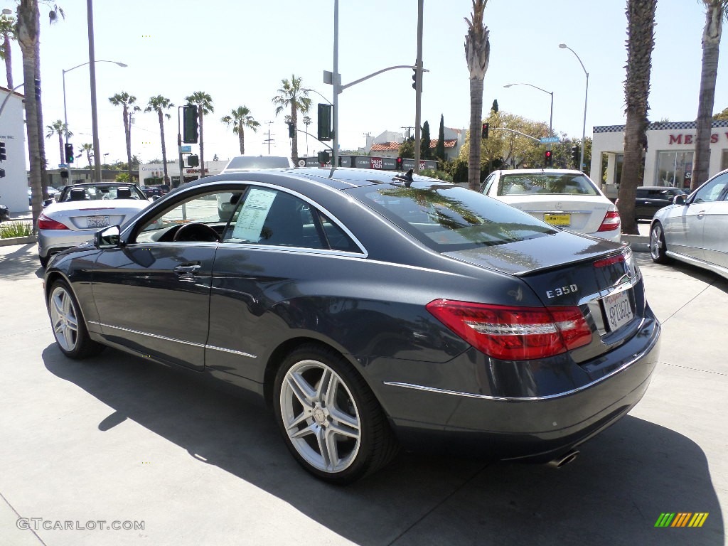 2011 E 350 Coupe - Steel Grey Metallic / Black photo #4