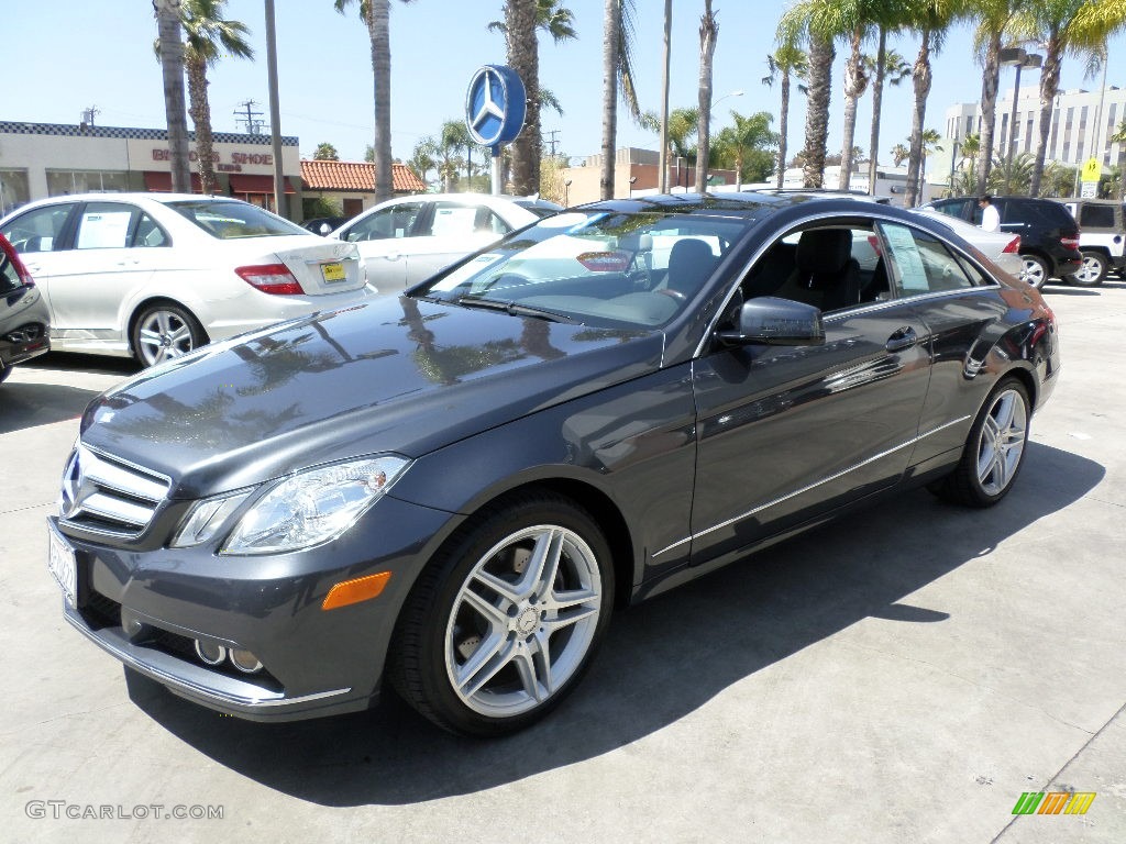 2011 E 350 Coupe - Steel Grey Metallic / Black photo #5