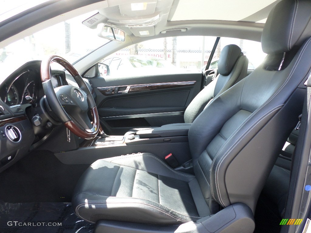 2011 E 350 Coupe - Steel Grey Metallic / Black photo #19