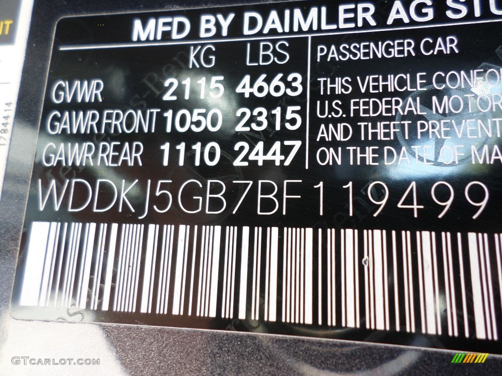 2011 E 350 Coupe - Steel Grey Metallic / Black photo #25