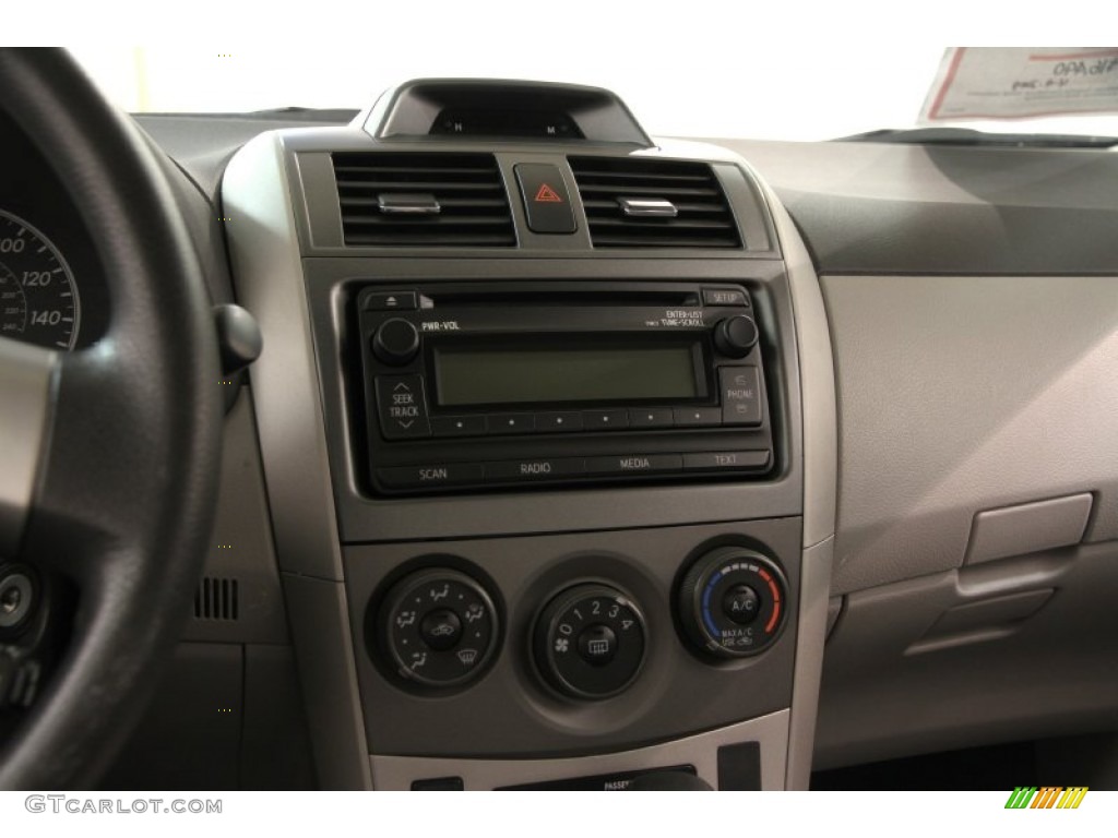 2012 Corolla LE - Black Sand Pearl / Ash photo #7