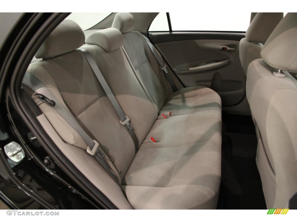 2012 Corolla LE - Black Sand Pearl / Ash photo #11