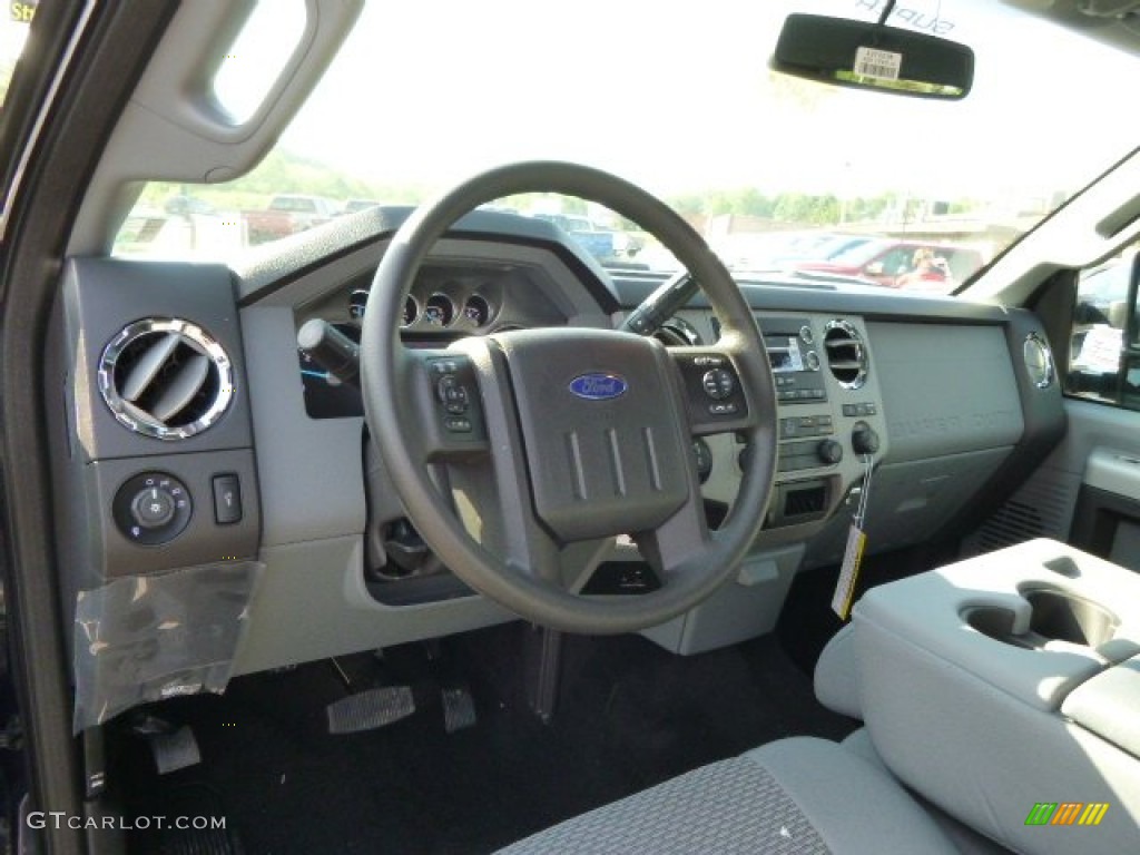 2015 F250 Super Duty XLT Super Cab 4x4 - Blue Jeans / Steel photo #13