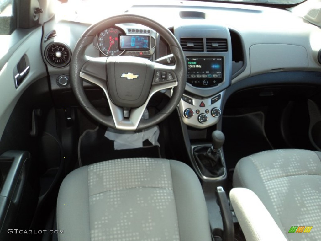 2013 Chevrolet Sonic LS Hatch Jet Black/Dark Titanium Dashboard Photo #94097823