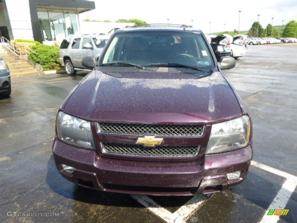 2009 TrailBlazer LT 4x4 - Dark Cherry Metallic / Ebony photo #2