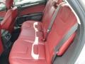2014 Ford Fusion Brick Red Interior Rear Seat Photo